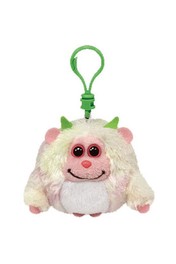 Monstaz - LOLA the Yellow & Pink Monster (Plastic Key Clip - 3 inch)