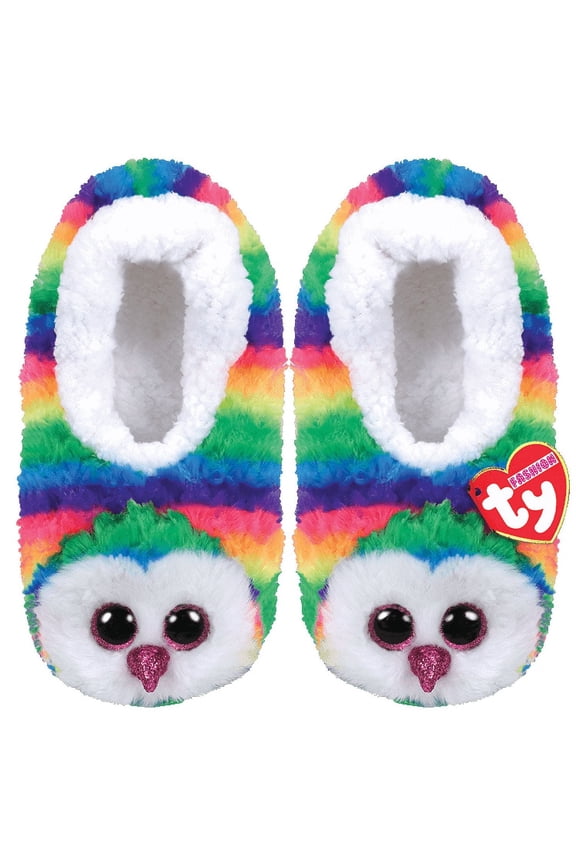 TY OWEN - Slipper Socks Kids 4-6 (Size Large)(BONUS 1 FUN CHOPS)
