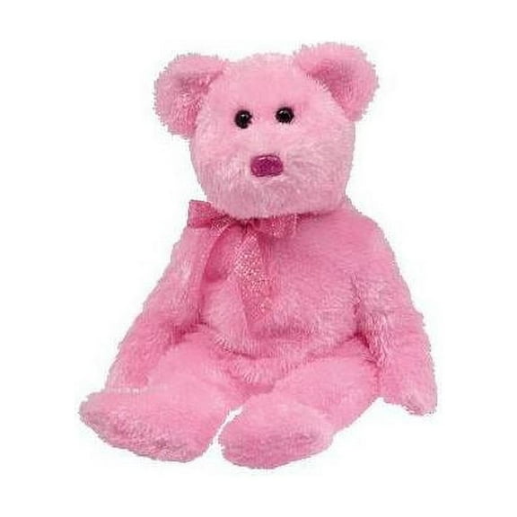 TY Pinkys - DAZZLER the Pink Bear (8.5 inch)