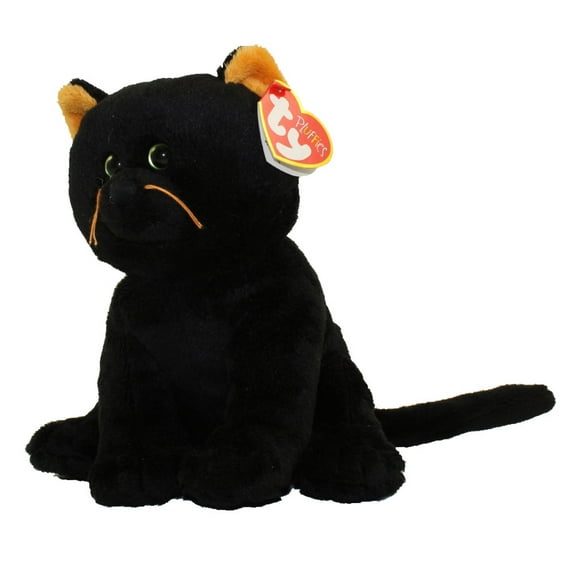 TY Pluffies - ONYX the Black Cat (Barnes & Noble Exclusive) (7.5 inch)