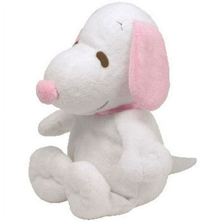 TY Pluffies - BEANIE BABY SNOOPY the Dog, PEANUTS STUFFED ANIMALS