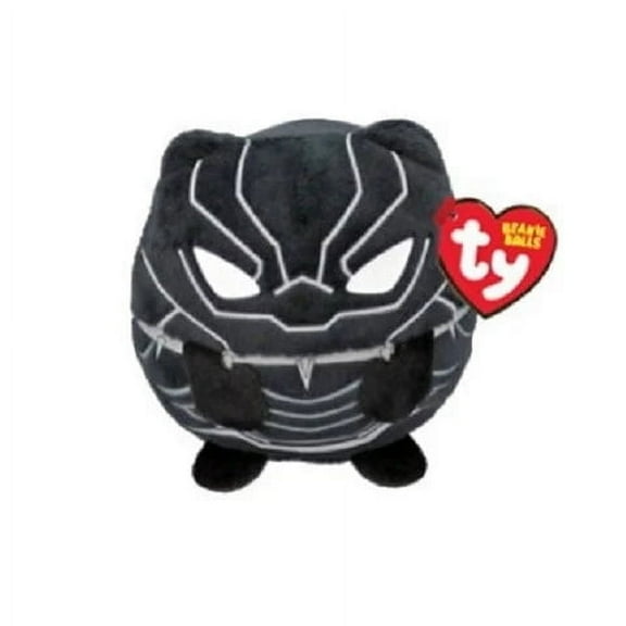 TY Puffies (Beanie Balls) Plush - BLACK PANTHER [Marvel](3 inch)