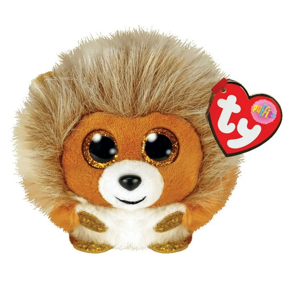 TY Puffies (Beanie Balls) Plush - CAESAR the Lion (4 Inch)