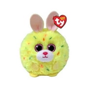 Ty Beanie Balls (Puffies) - Lemon the Yellow Bunny - Stuffed Animal