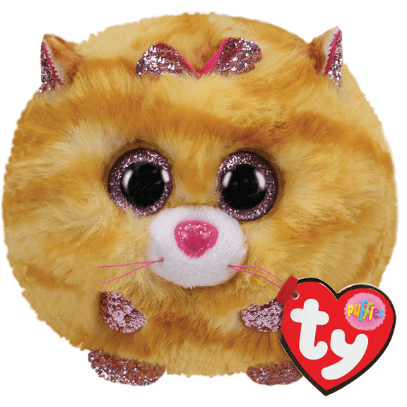 Tabitha Yellow Cat Ty Puffies Collection