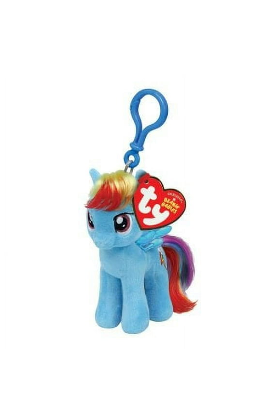 - RAINBOW DASH Pony Plastic Key Clip - 5" Plush