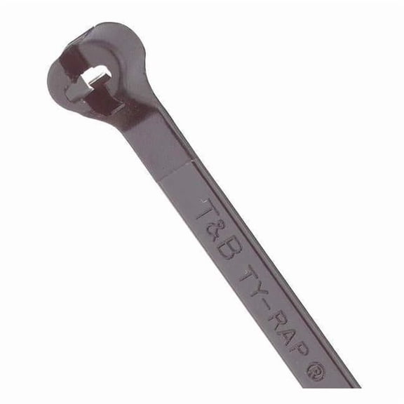 TY-RAP TY242MX 8.19" L, 0.14" W, Black Nylon Cable Tie, PK 1000