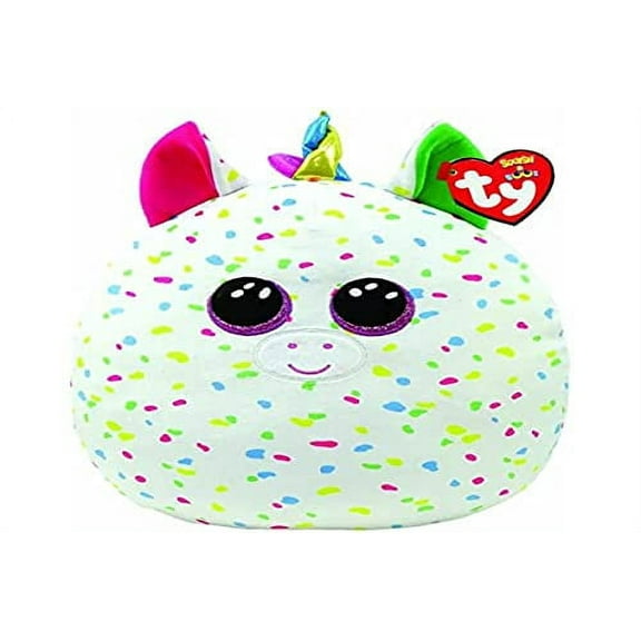 TY Squish-A-Boos Plush - HARMONIE the Unicorn (Medium Size - 14 inch)