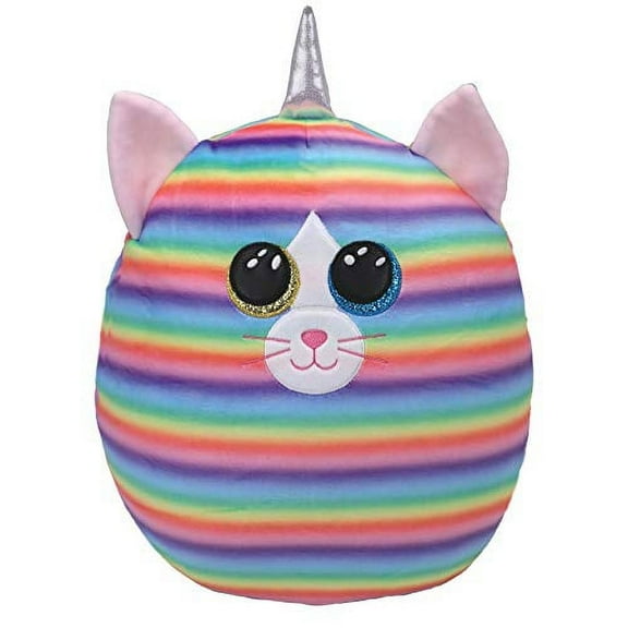 TY Squish-A-Boos Plush - HEATHER the Unicat (Small Size - 8 inch)