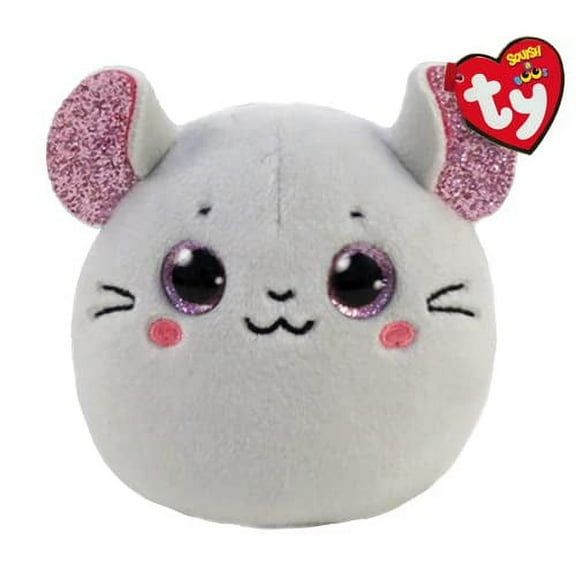 Ty Squish-a-Boos (Plastic Key Clip) - Catnip the Mouse - Stuffed Animal