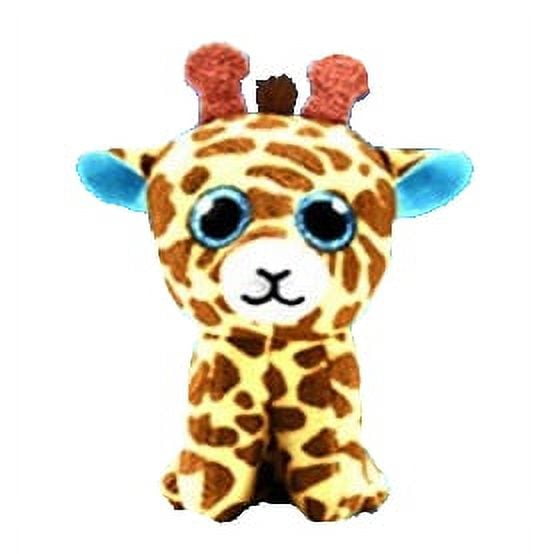 TY Teenie Beanie Boos - SAFARI the Giraffe 4" Plush (Glittery Eyes) (NO TY HANG TAG)
