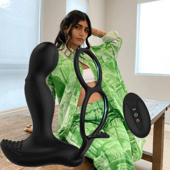 TY Wireless Wearable Prostate Massager for Men,Heating Function Remote Control Penis Rings Insertable Plugs Promote The Recovery of Prostatitis,Waterproof 7 Vibration Modes Anal Vibrators