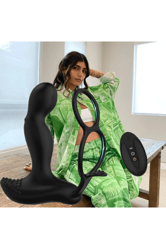 TY Wireless Wearable Prostate Massager for Men,Heating Function Remote Control Penis Rings Insertable Plugs Promote The Recovery of Prostatitis,Waterproof 7 Vibration Modes Anal Vibrators