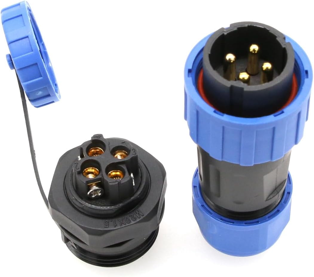 InLine Industrie M12 4-pin D-kodiert Stecker/Stecker PUR 3m (40303) ab