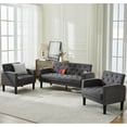 TYBOATLE Modern Living Room Sectional Sofa Sets 3 Pieces, MidCentury