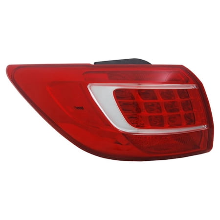 TYC 11-12020-00-9 Capa Certified Tail Light Assembly Fits select: 2011 ,2013 KIA SPORTAGE LX