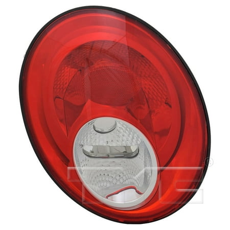 TYC 11-12654-01-9 Capa Certified Tail Light Assembly Fits select: 2006-2007 Volkswagen New Beetle Convertible Option, 2009 Volkswagen New