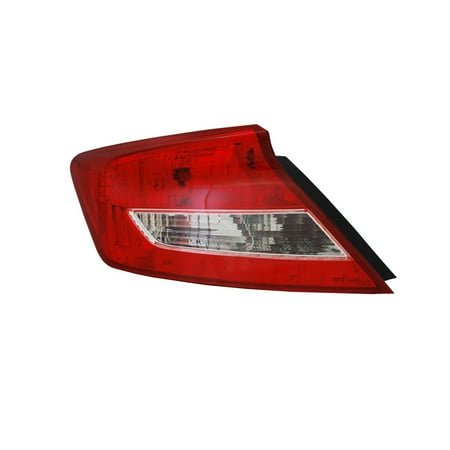 TYC 11-6376-00-9 Driver Side Tail Light Assembly for 12-13 Honda Civic HO2800179