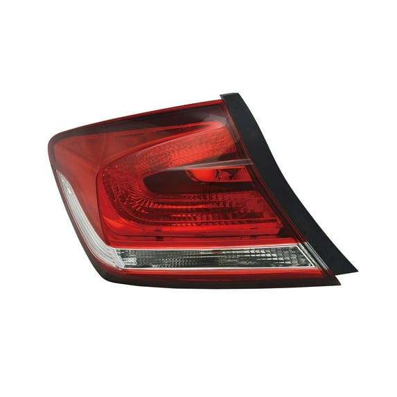 TYC 11-6574-00-9 Left Outer Tail Light Assembly for 13-15 Honda Civic HO2804102 Fits select: 2013-2015 HONDA CIVIC LX
