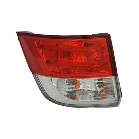 TYC 11-6634-00-9 Left Outer Tail Light Lamp for 14-15 Honda Odyssey HO2804104