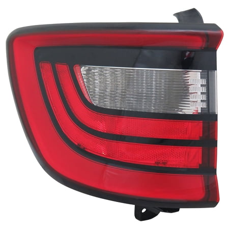 TYC 11-6678-00-9 CAPA Left Outer Tail Light for 14-15 Dodge Durango CH2800206 Fits select: 2020 DODGE DURANGO R/T