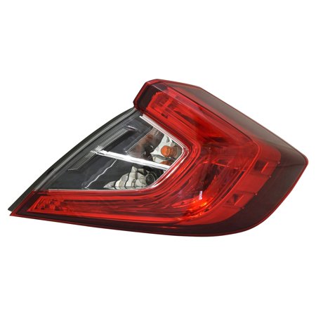 TYC 11-6877-00 Tail Lamp Fits select: 2017 HONDA CIVIC EX, 2016 HONDA CIVIC LX