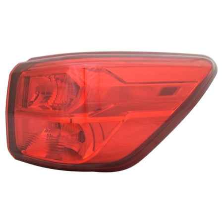 TYC 11-6959-00-9 Tail Light Lamp Rear Right Passenger Side RH Outer CAPA New Warranty Fits select: 2017-2019 NISSAN PATHFINDER, 2020 NISSAN PATHFINDER SL