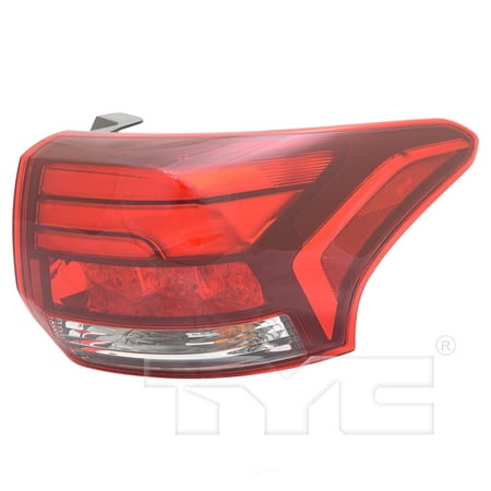 TYC 11-9011-00-9 Capa Certified Tail Light Assembly Fits select: 2018-2020 MITSUBISHI OUTLANDER SE/SEL/LE, 2016-2017 MITSUBISHI OUTLANDER SE/SEL