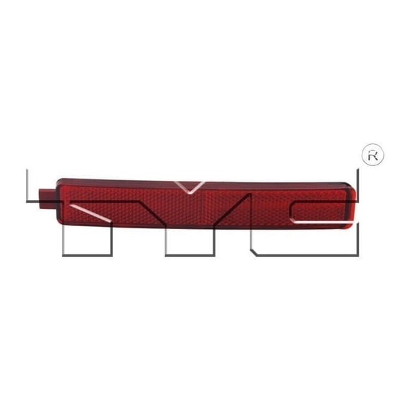 TYC 17-5299-00-9 Reflector Assembly Fits select: 2013-2015 GMC ACADIA, 2008-2015 BUICK ENCLAVE
