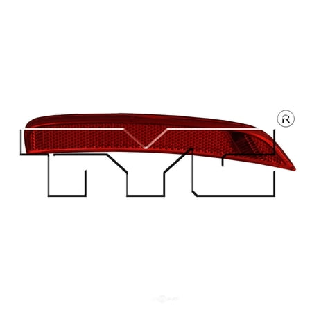 TYC 17-5375-00 TYC Regular Fits select: 2012-2016 FIAT 500, 2017 FIAT 500 POP