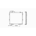 thumbnail image 1 of TYC 1998 Radiator Compatible with 1996-2002 Toyota 4 Runner, 1 of 5