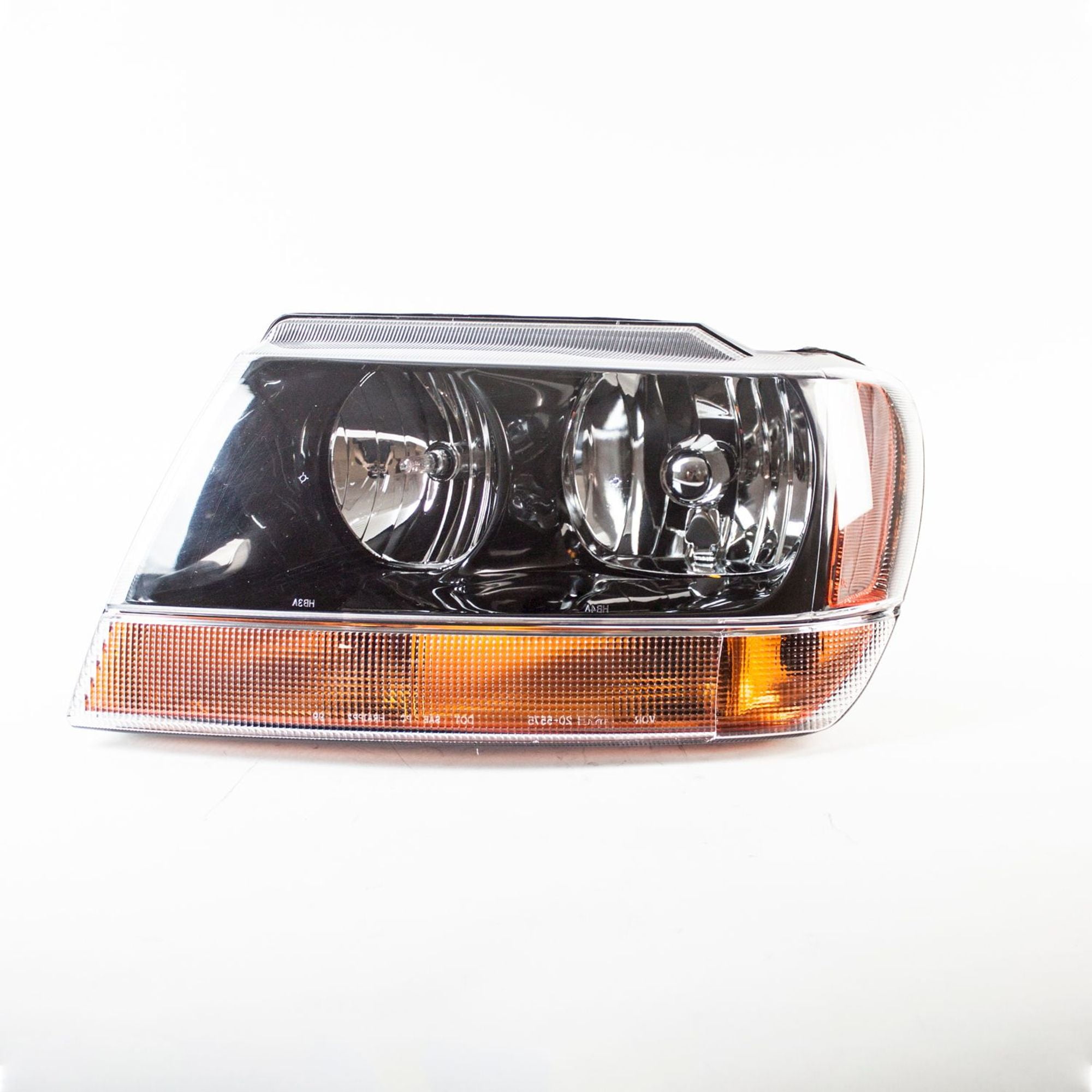 Pair Chrome Headlight Assemblies For Jeep Grand Cherokee 1999-2004 – Halogen