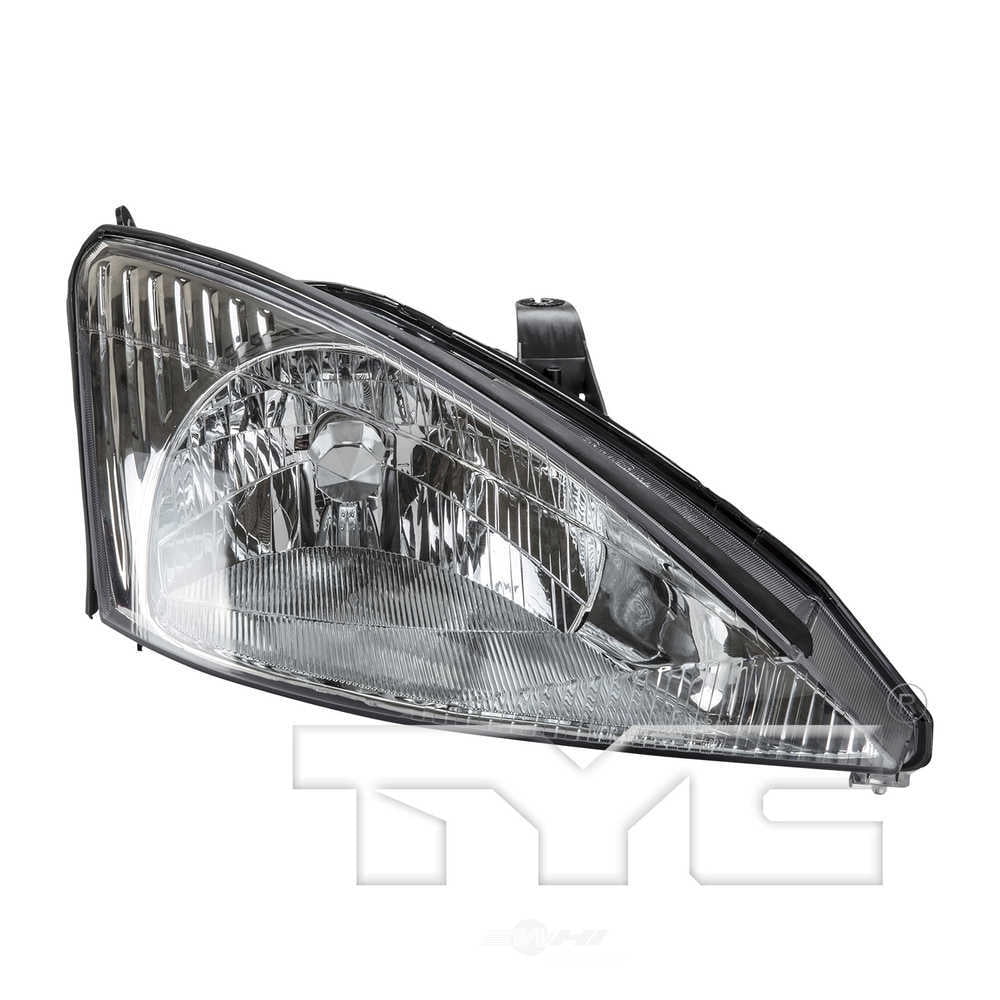 TYC 20-5827-00 Headlight Assembly For 00-02 Ford Focus Fits select: 2000-2001 FORD FOCUS SE/SE COMFORT, 2002 FORD FOCUS SE/SE COMFORT/SE SPORT