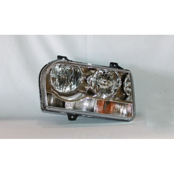 TYC 20-6637-90 Chrysler 300 Passenger Side Headlight Assembly Fits 2008 Chrysler 300