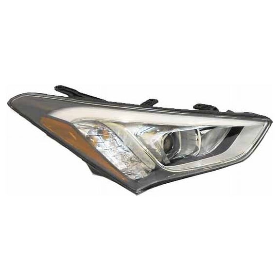 TYC 20-9437-00 Passenger Side Headlight For 07-15 Hyundai Santa Fe Fits 2015 Hyundai Santa Fe Sport