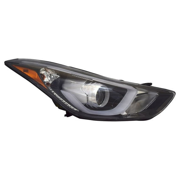 TYC 20-9641-00-1 Right Headlight Assembly for 14-16 Hyundai Elantra HY2503186