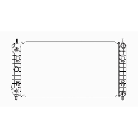 TYC 2765 Radiator Fits 1966 Ford Bronco