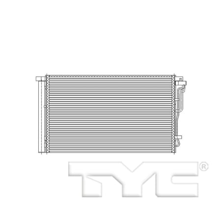 TYC 30030 TYC Condenser Replacement for 17-18 HYUNDAI ELANTRA Fits 2020 Hyundai Elantra