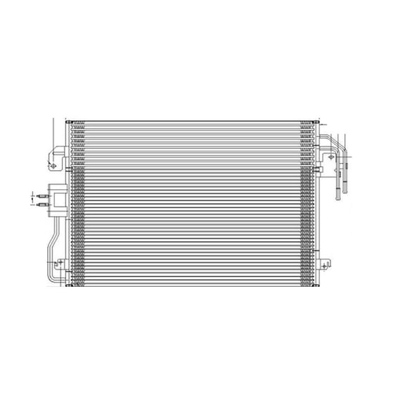 TYC 3675 A/C Condenser Fits 1968 Ford Fairlane