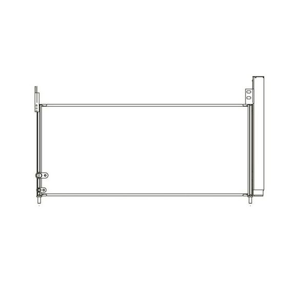 TYC 3790 A/C Condenser Fits 1984 Pontiac Phoenix