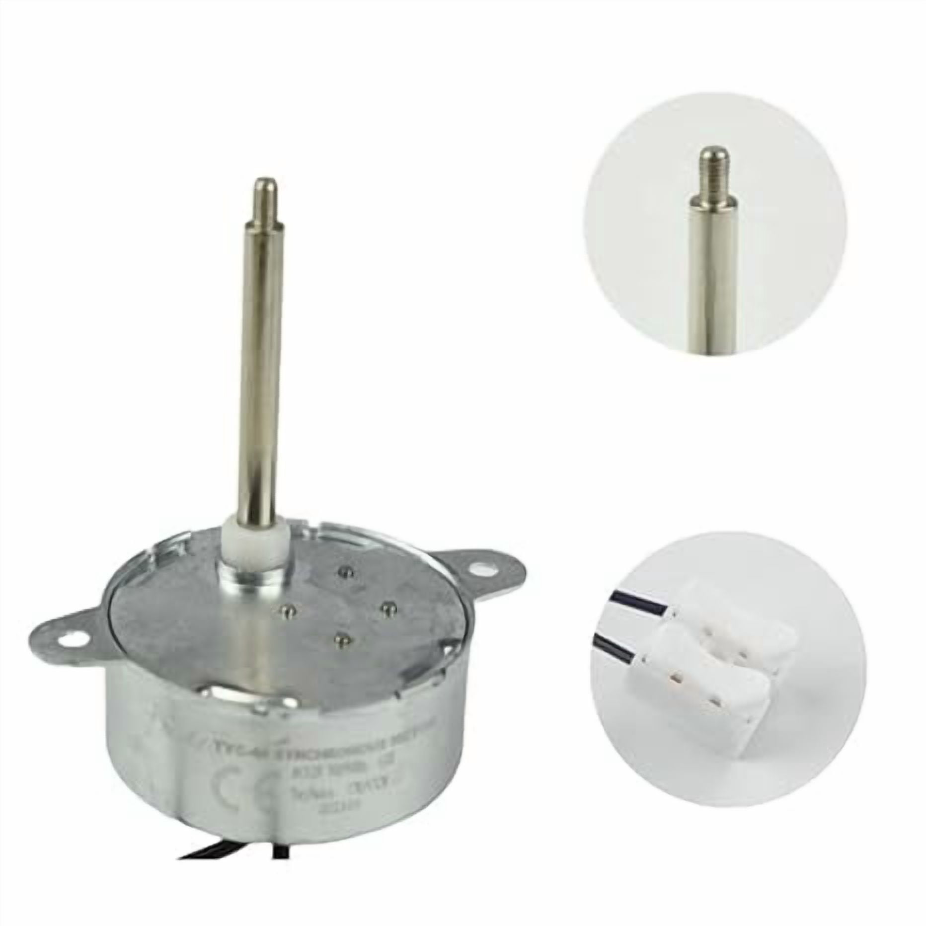 TYC-40 Synchronous Motor AC 12V 5r/min CW/CCW Shaft 35mm for Christmas Ornamen