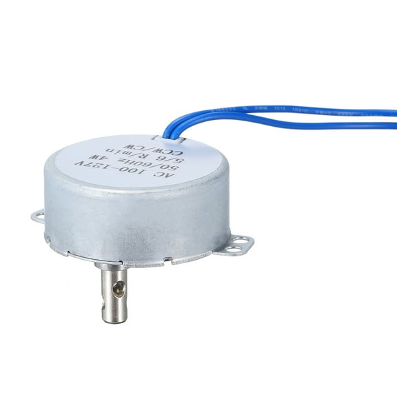 TYC-50 Small Synchronous Motor 100-127V AC 5-6RPM Shaft Rotation CW/CCW 4W Gear Motor 4kgf.cm Reduction Ratio