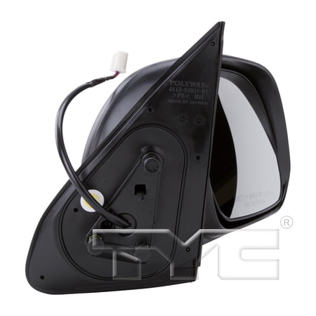 TYC 5290431 for Toyota Tacoma Right Non-Heated Manual Replacement Mirror Fits 2012 Toyota Tacoma