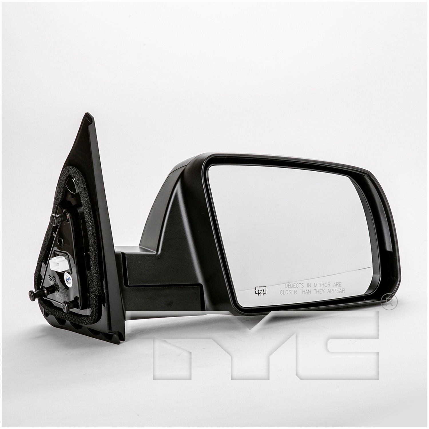 Tundra Manual Non-Heated Mirror; Driver Side; Textured Black (07-13