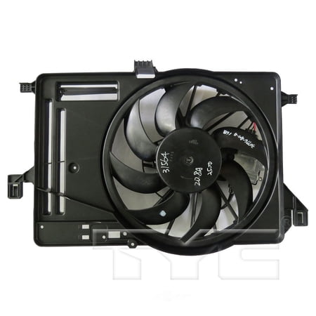 TYC 601610 Engine Cooling Fan Assembly Fits select: 2015-2018 FORD FOCUS