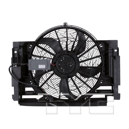 TYC 611400 A/C Condenser Fan Assembly For 00-06 BMW X5