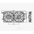 thumbnail image 1 of TYC 620090 Pontiac/Chevrolet Replacement Radiator/Condenser Cooling Fan Assembly, 1 of 4