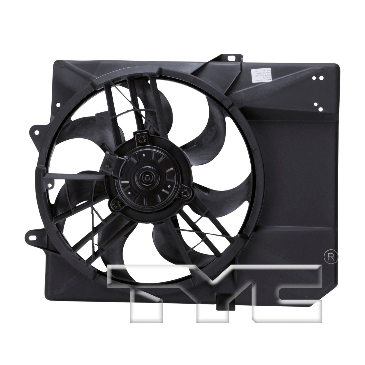 TYC 620240 Dual Radiator and Condenser Fan Assembly for 330-55014-000 ...