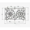 thumbnail image 1 of TYC 620690 Honda Accord Replacement Radiator/Condenser Cooling Fan Assembly Fits 2003 Honda Accord, 1 of 3
