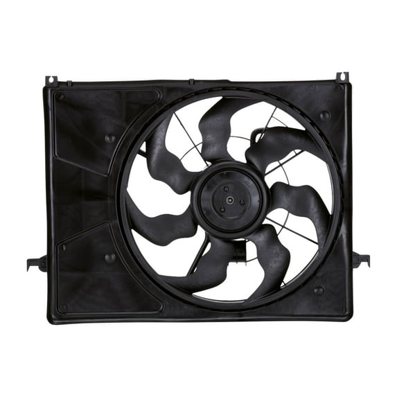 TYC 621340 Radiator & Condenser Cooling Fan Assembly New w/ Warranty Fits 2007 Hyundai Sonata